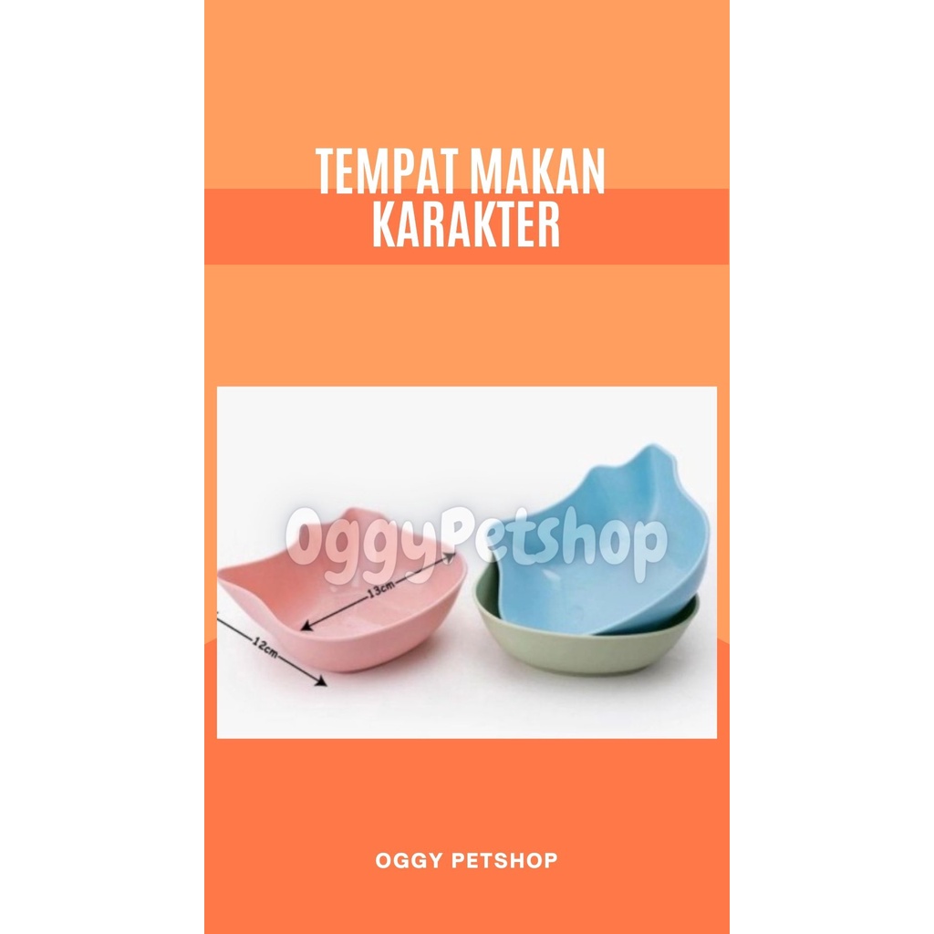 Mangkuk Tempat Makan Kucing Cat Bowl Mp 99 karakter helo kitty