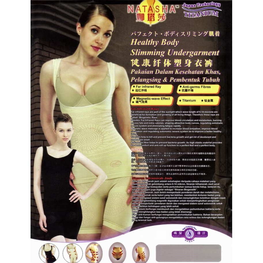 Natasha Sliming suit Double Infra red spt korset kozui Murah