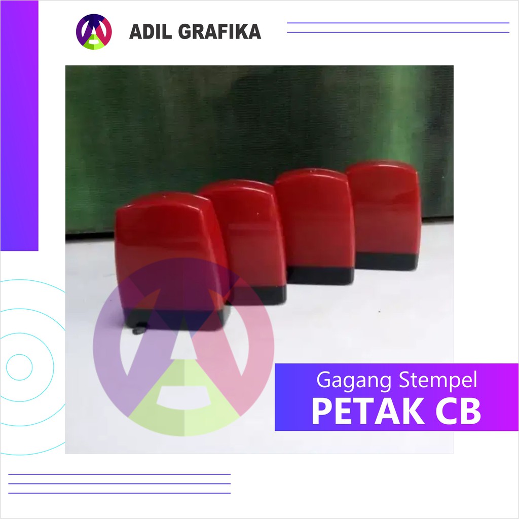 

Gagang Stempel Otomatis / Flash - Petak CB