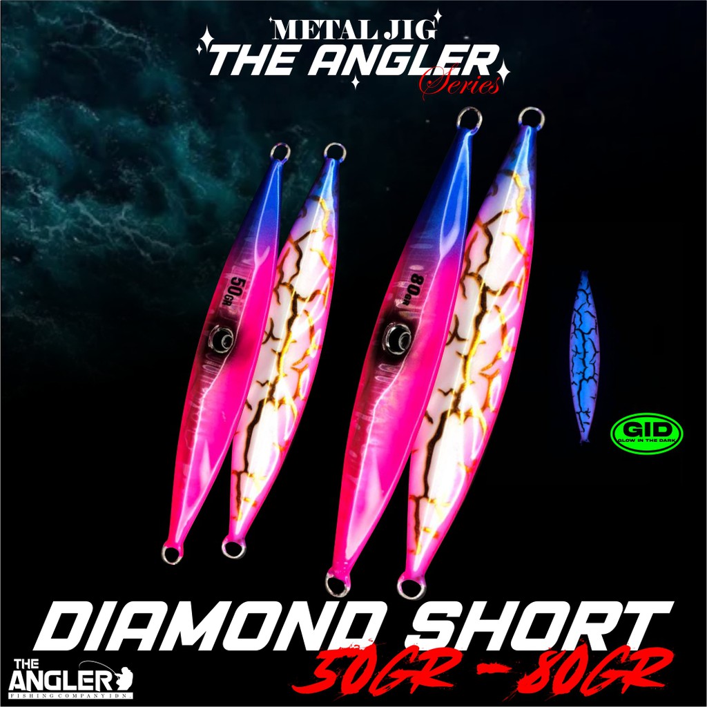 Metal Jig Diamond Short 80gram The Angler Series