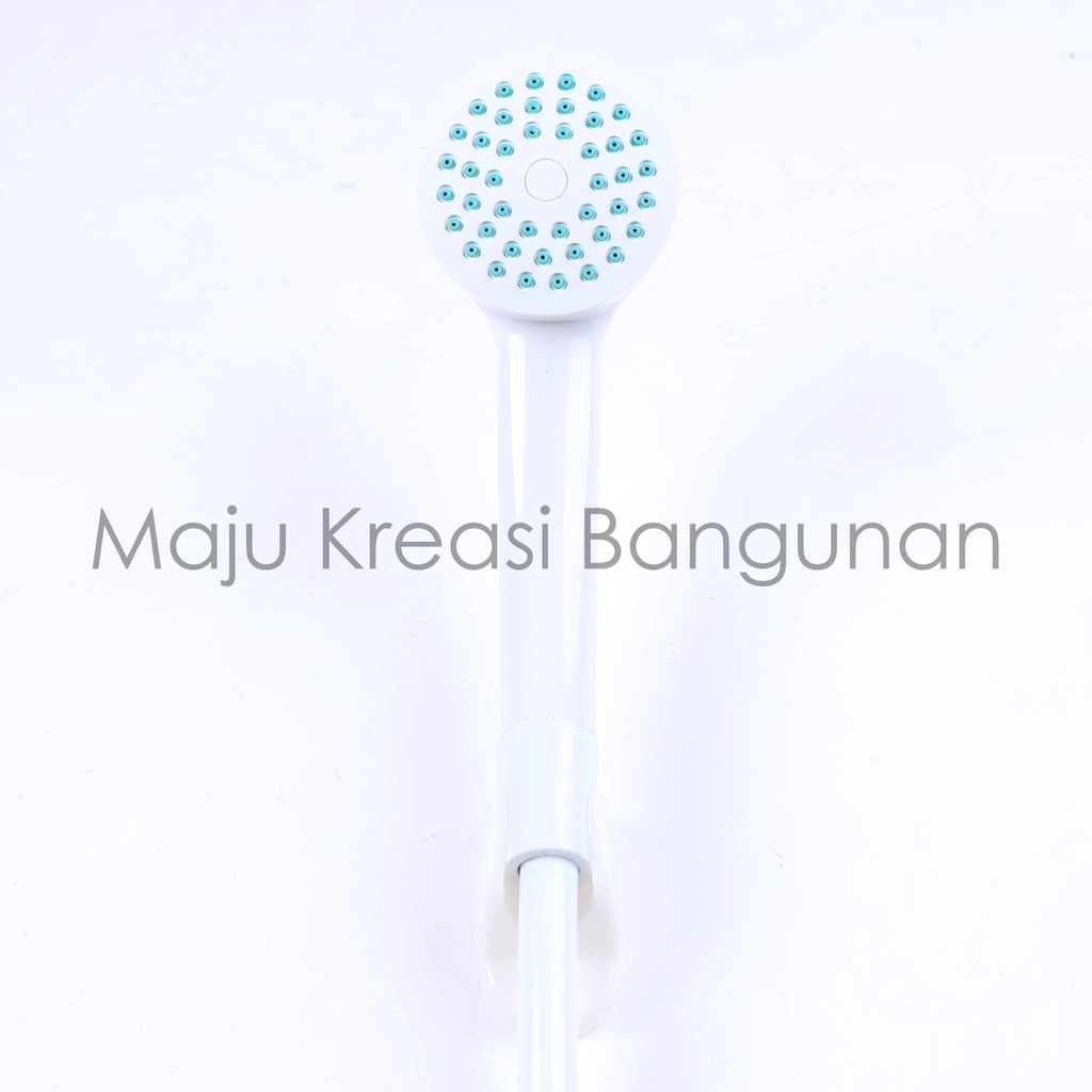 Hand Shower Mandi Mini Plastik Putih Biru Pink Ivory Chrome SOHO Kamar Mandi Toilet WC