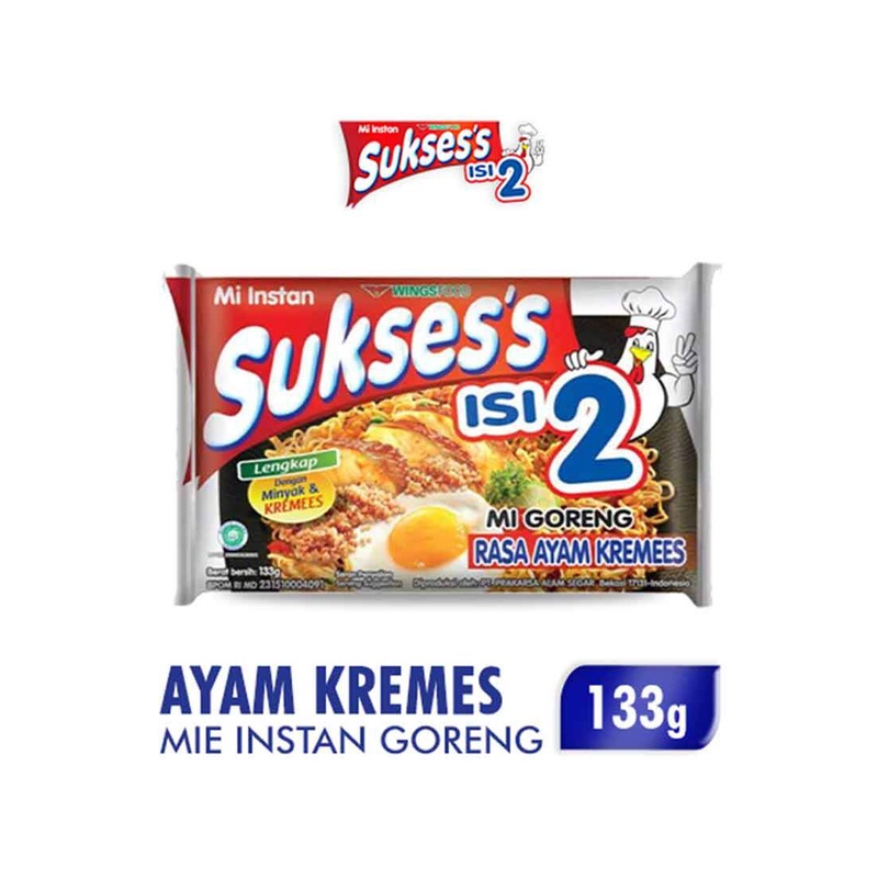 

SUKSES MIE GORENG AYAM KREMES 133G