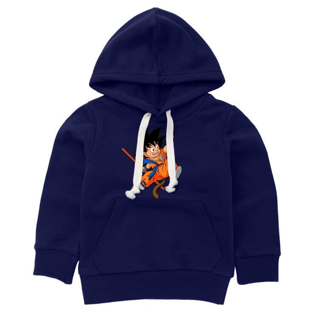 Jaket sweater hoodie anak laki - laki usia 2 3 4 5 6 7 8 19 10 tahun / switer  anak laki laki perempuan karakter hero kartun SON GOKU  / GROSIR TERMURAH BISA COD