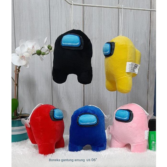 boneka among us gantungan/among us boneka/among us plush/boneka among us/among us