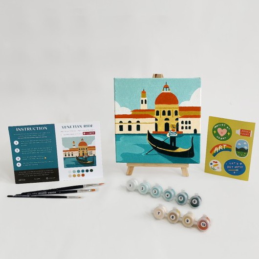 

(TERLARIS) Paint By Number Bartega - Venetian Ride (City Series) - Without Easel