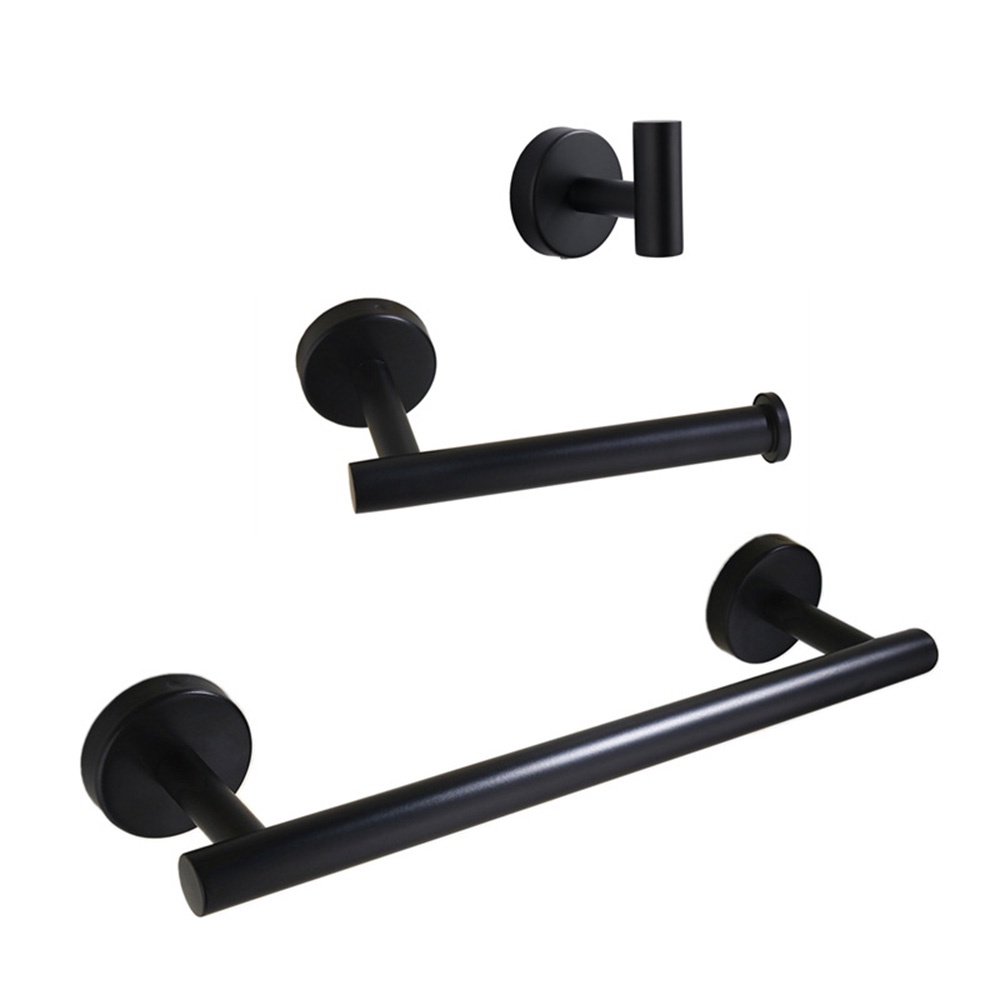 【COD Tangding】Adhesive Toilet Roll Holder Stainless Steel Towel Holder for Kitchen and Bathroom