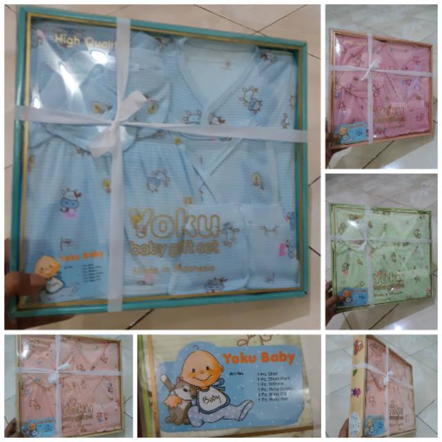 Hadiah Kado Set Pakaian Bayi Paket Baju Baby Gift Baru Lahir New Born