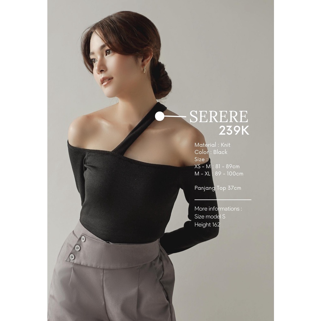 SERENE OFF SHOULDER KNIT TOP