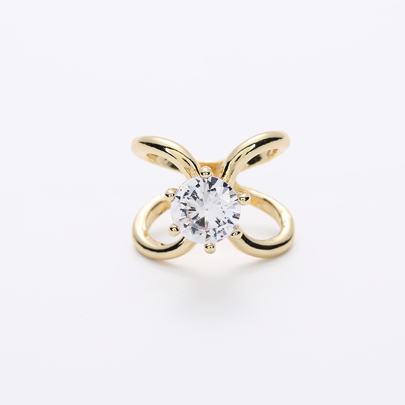 Cincin Gesper Syal Sutra Bahan Alloy Gaya Korea