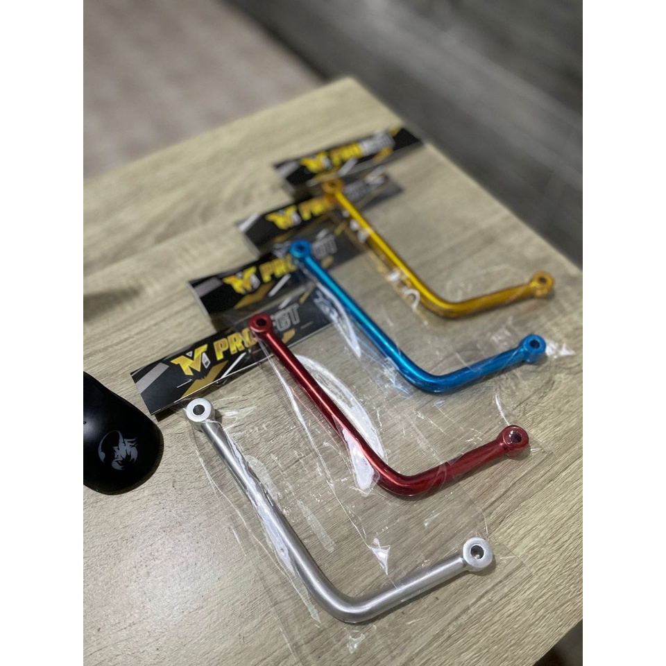 Pangkon Braket Knalpot Universal Model L Tanpa Sambungan Lebih Kuat QQ