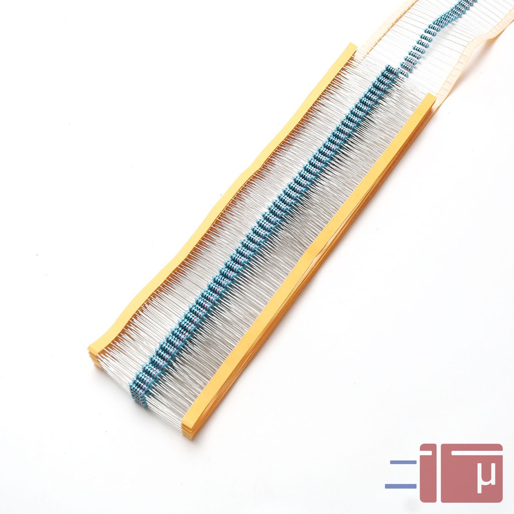 x10 Resistor 220R 220 Ohm 1/2W Metal Film 1% Taiwan Kaki Tembaga