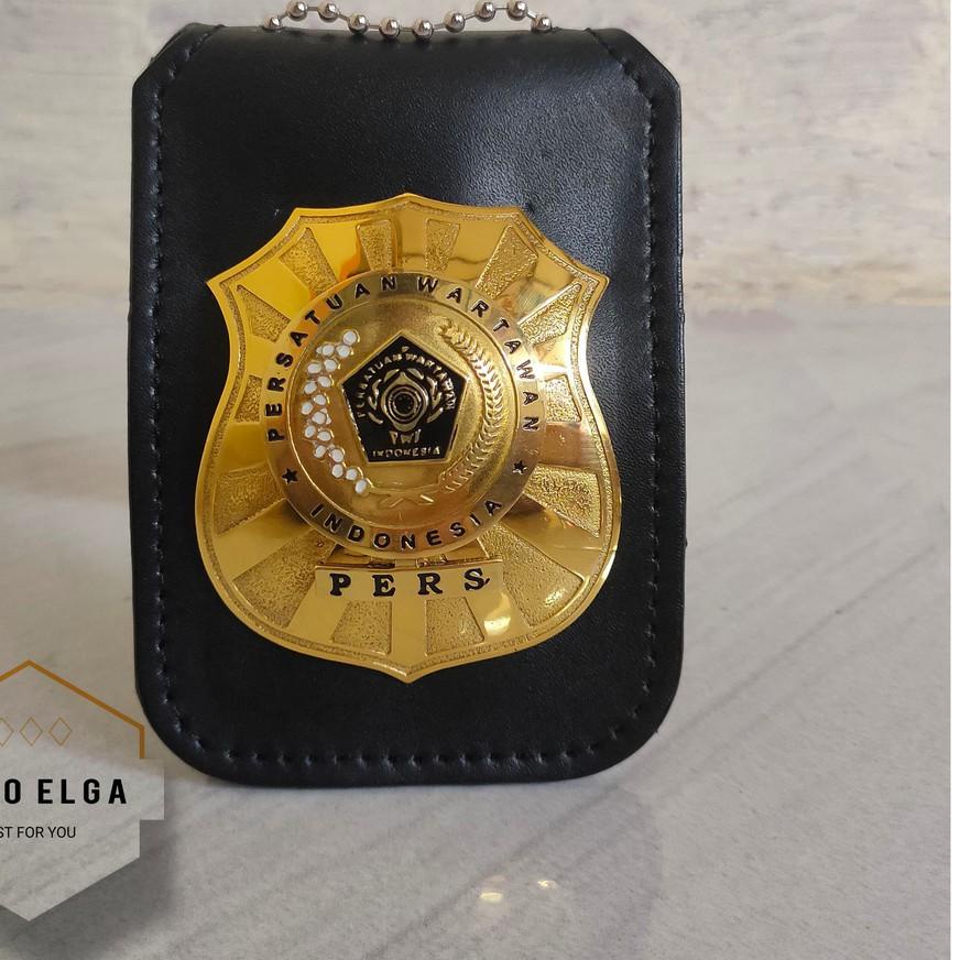

Bisa COD 3.3 Name Tag Id Card Dompet Kalung Lencana Logo PWI PERS PERSATUAN WARTAWAN INDONESIA #080