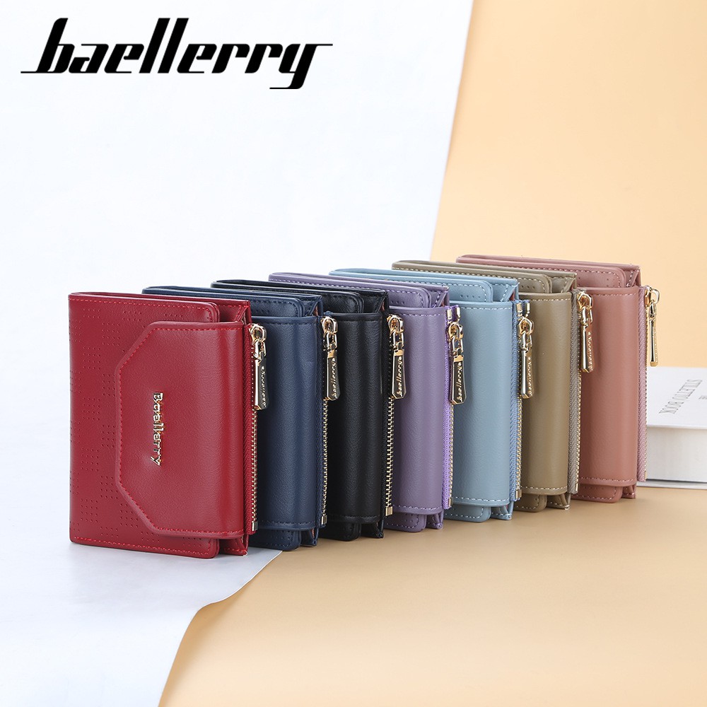 BAELLERRY N2357 Dompet Wanita Kecil Bahan Kulit PU Leather Premium WATCHKITE WKOS