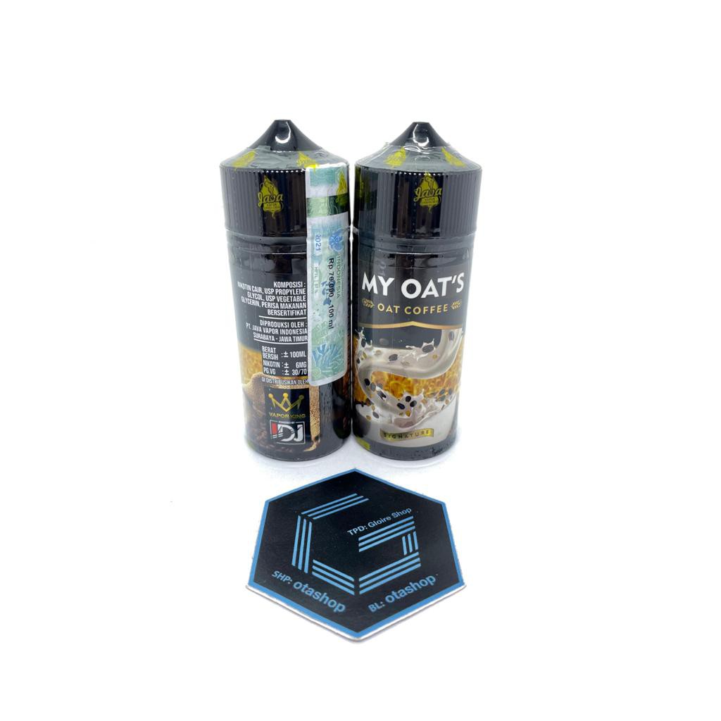My Oats MR COFFEE Signature by IDJ 100ml 3mg 6mg liquid vape vapor lokal oat pita cukai kopi cofee