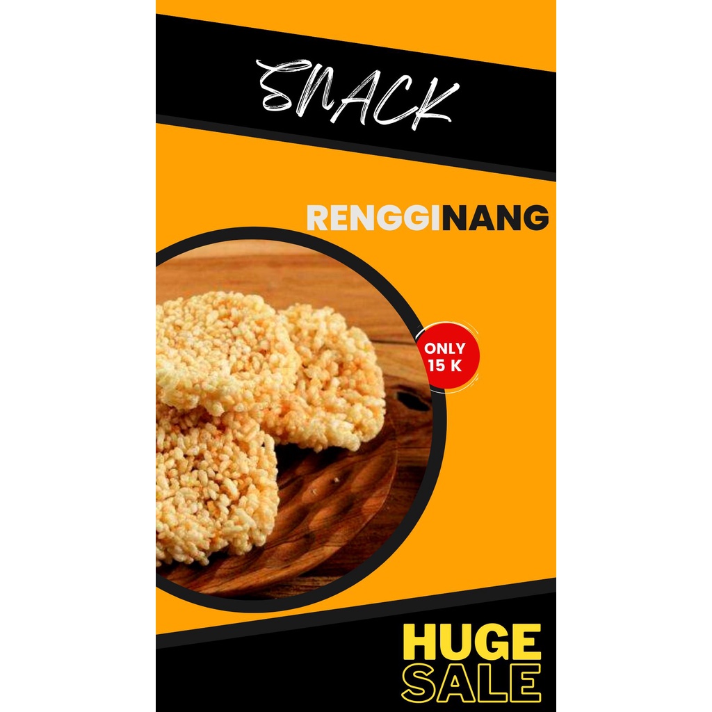

Rengginang Mentah Renyih Spesial Rasa Original
