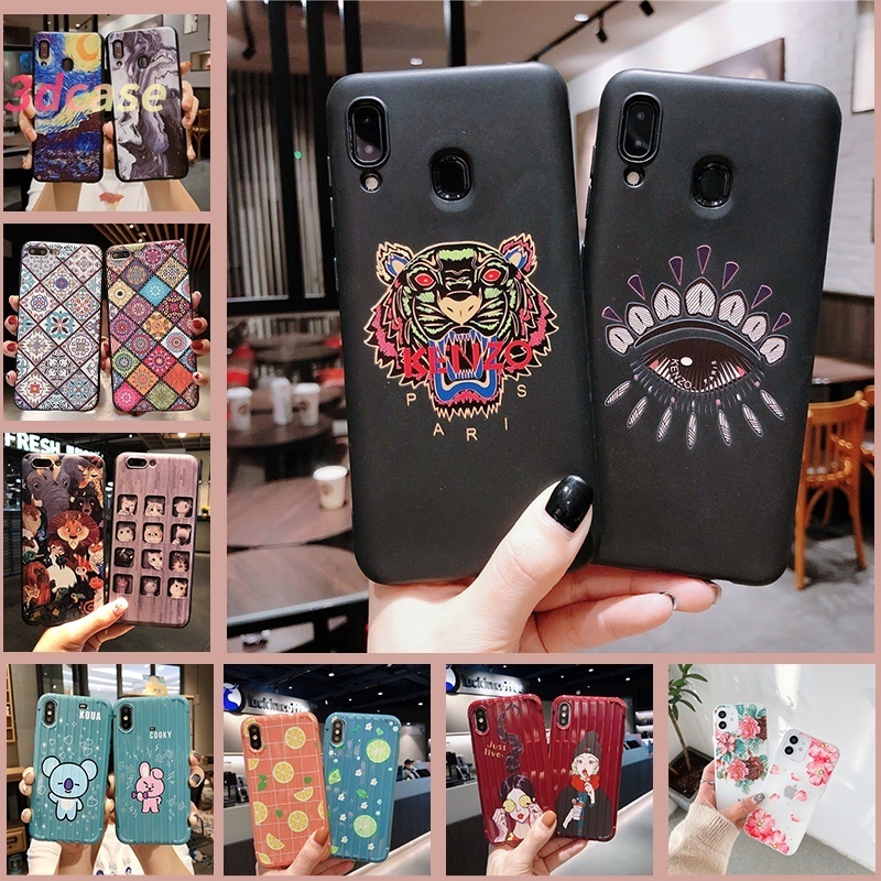 Casing Soft Case Realme C11 7 7i 6 6i C1 C2 C3 C17 5i 3 3i 5s 6S 5pro C15 C12 U1 2pro 3pro Q XT X2 PRO Realme Narzo 10 10A 20 Pro 30A Cute Cartoon Silicon TPU Phone Cover