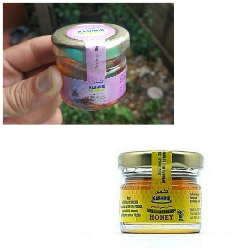 

MADU KASHMIR NATURAL HONEY 28 gr , 28 gr plus safron