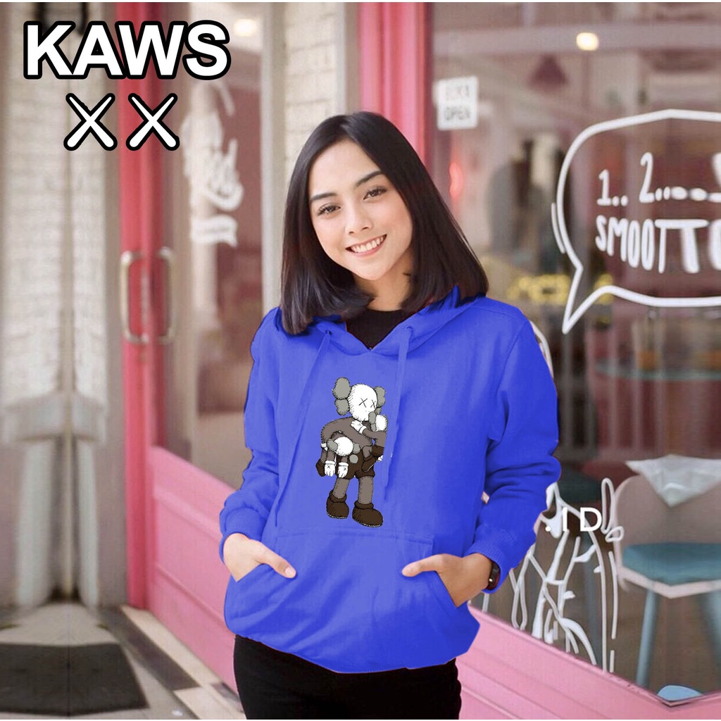 Lilipop.id Sweater Wanita Kaws Hoodie Jumper Outwear