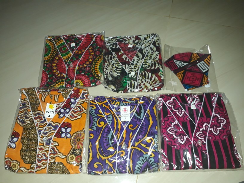 Piyama Batik Couple Anak Size 1,2,3,4,5,6,7,8,9,10