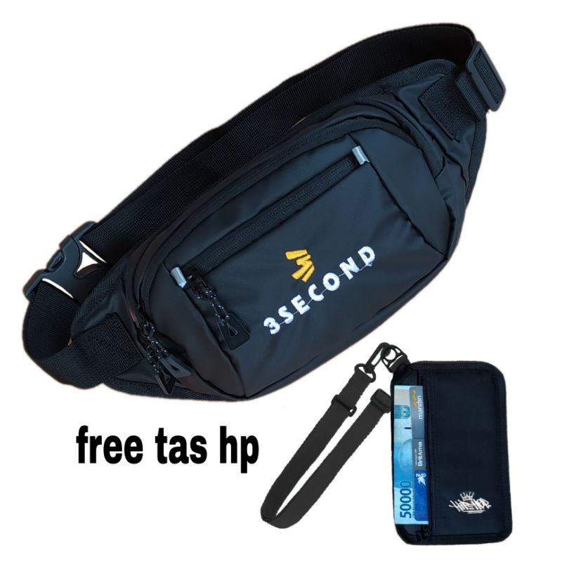 waistbag pria distro bonus tas hp hiphop