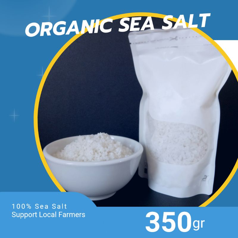 

Natural Pure Sea Salt / Garam Laut Natural Organik - COARSE 350gr