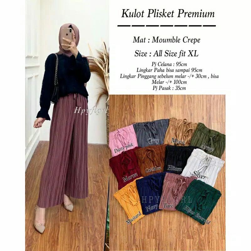 Kulot Plisket Premium Bangkok