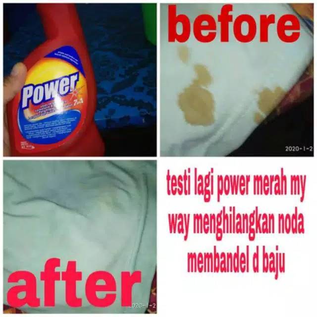 My Way Power Merah Pembersih Serbaguna Untuk Noda Pakaian Yang membandel