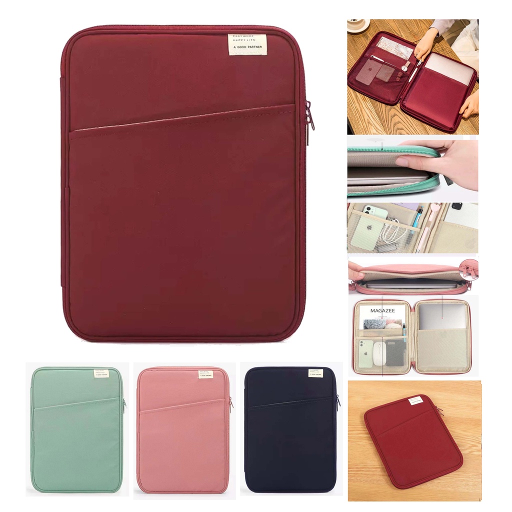 Tas Laptop BRINCH Softcase Sleeve 13 14 inch - Red