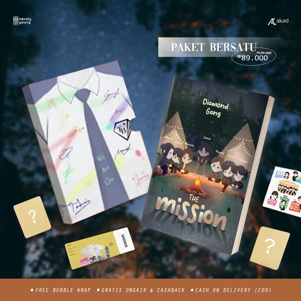 Novel Diamond Gang The Mission - ItaKrn - Akad - Gratis Biaya Packing