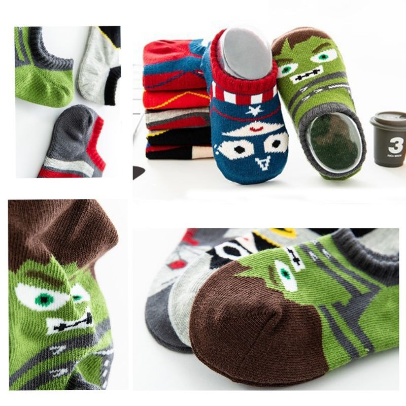 KAOS KAKI SUPERHERO ANAK / KAOS KAKI KOREA 3D