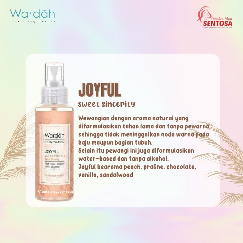 WARDAH SCENTATIONS BODY MIST 100ML