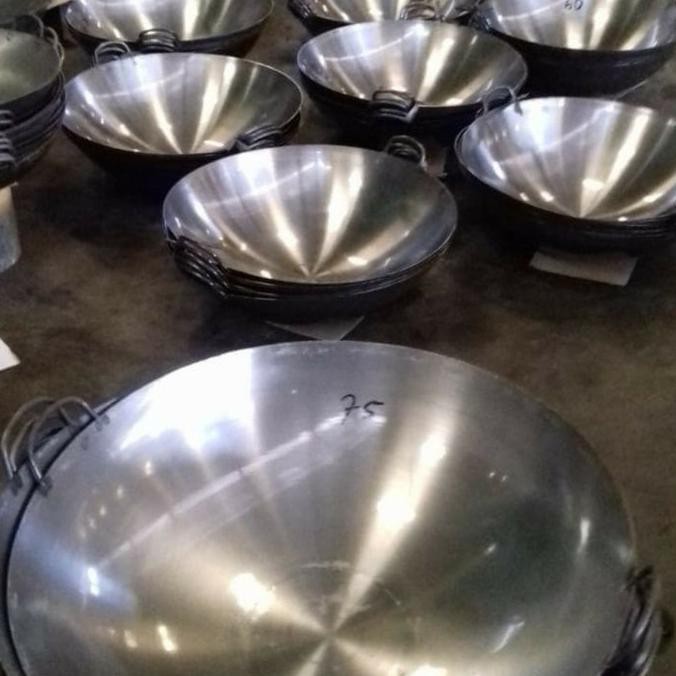 Produk Wajan/Kuali Baja Putih 65 Cm Diskon