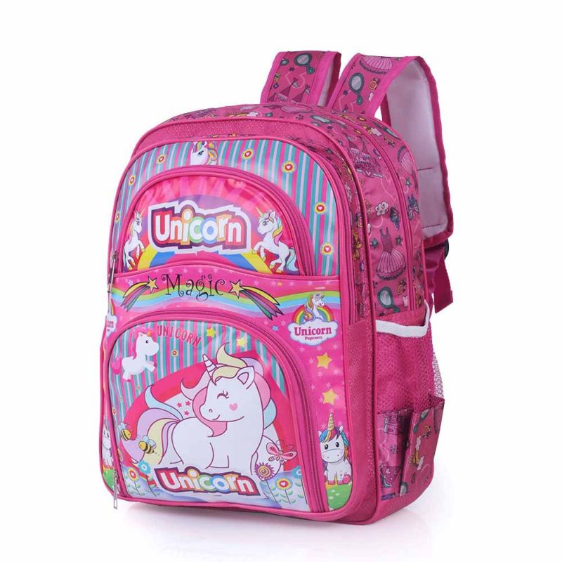 Tas Anak Perempuan | Tas Anak Sekolah PAUD TK SD Cantik Karakter Kartun My Baby Unicorn Pink | Tas Ransel Anak | Tas Backpack Anak Cewek | Tas Anak Lucu