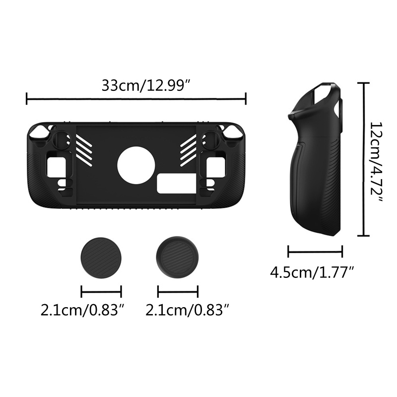 Btsg for Steam Deck Game Console for Shell for Case Cover Protector Dengan 4stik C