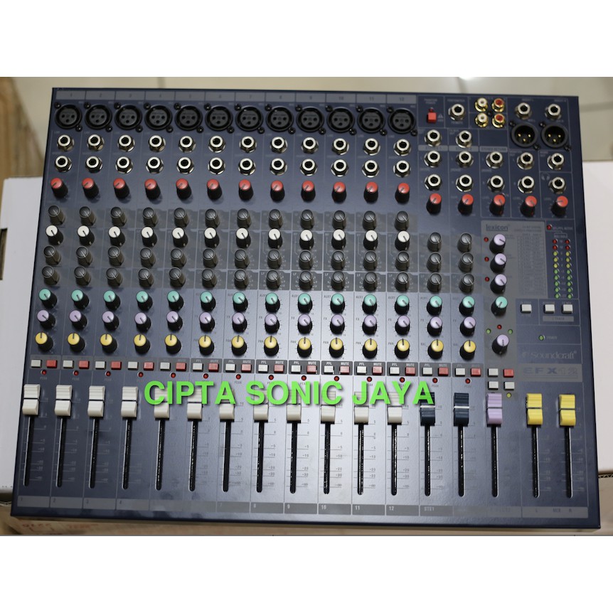 mixer Soundcraft EFX 12. Full 12 Chanel EFX12