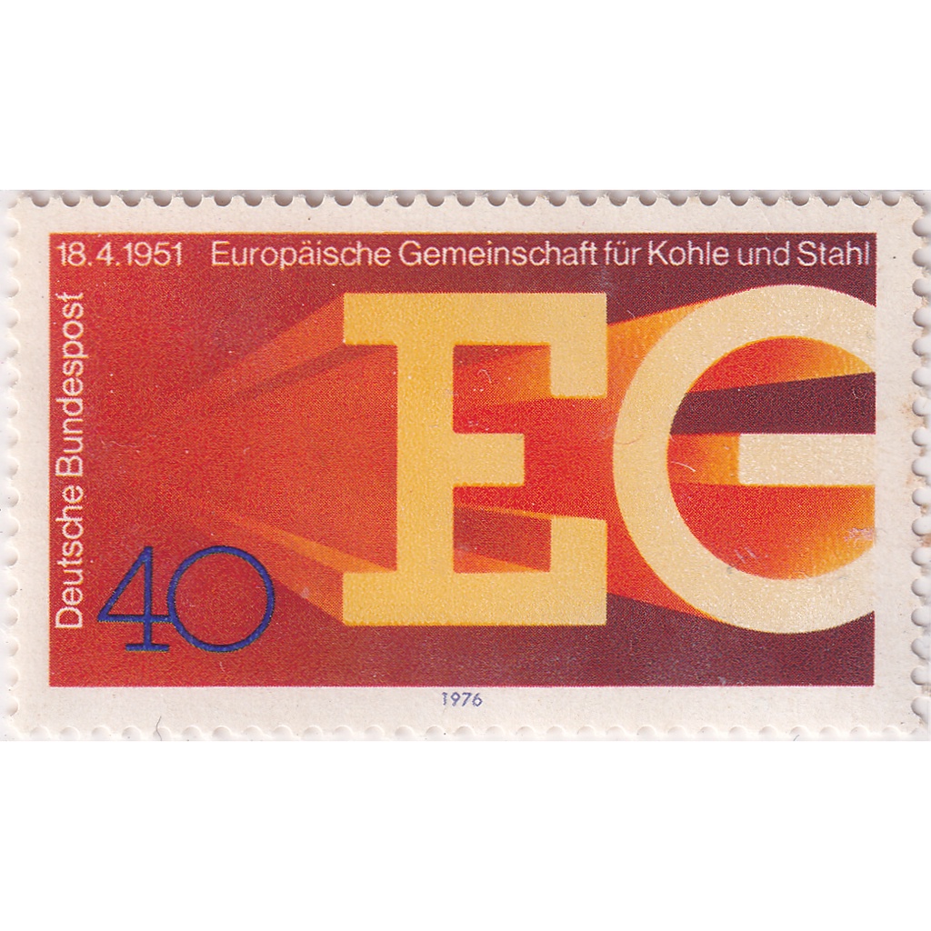 

Prangko Germany 1976 - The European Union of Coal and Steel