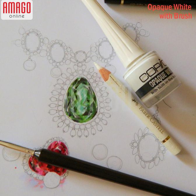 

Unik Copic Opaque White Ink With Brush - Tinta Putih Susu - 6 Ml - Cow004 Terbatas