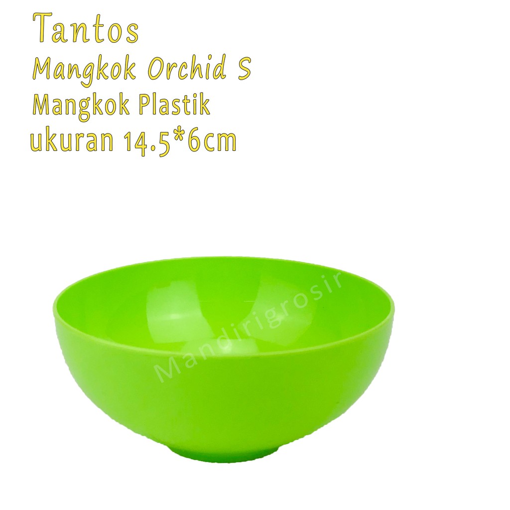 Mangkok plastik * Mangkok Orchid S * Hijau *5158