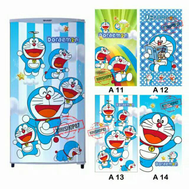 

sticker kulkas1pintu2pintu sisi dpn saja motif karakter