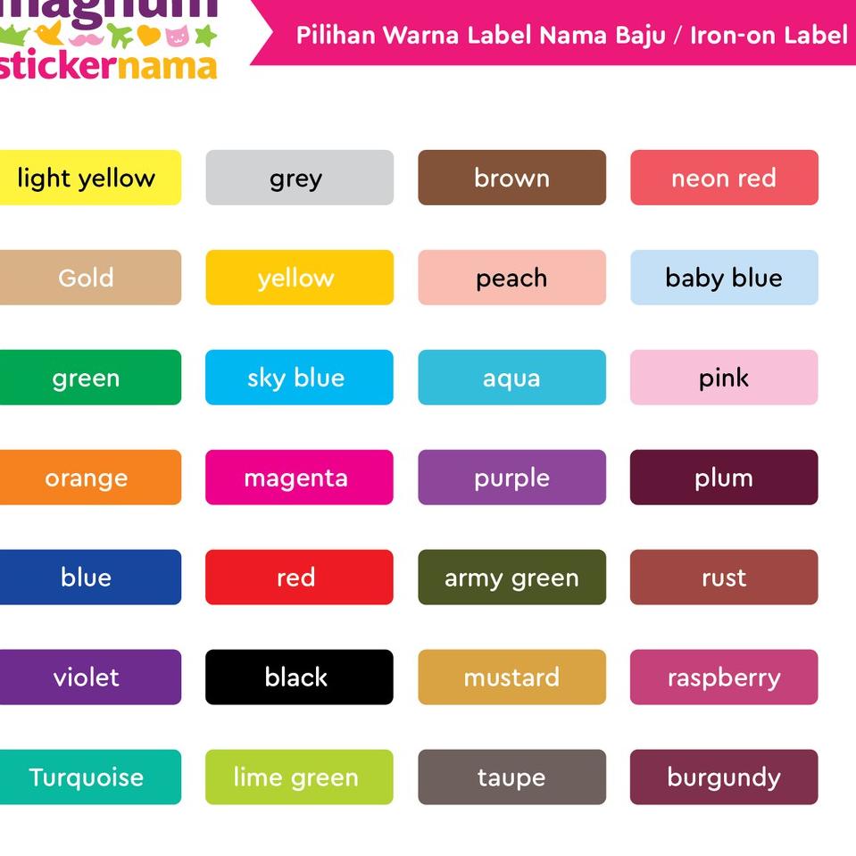 

(N-OTR (♡ Label Nama Baju, Label Nama Kain, Label Setrika, Iron-On Label Gambar Hello Kitty (★★★★★