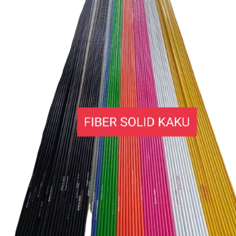 Ujung Joran FIBER SOLID Custom Joran kaku (KUAT & TAHAN)