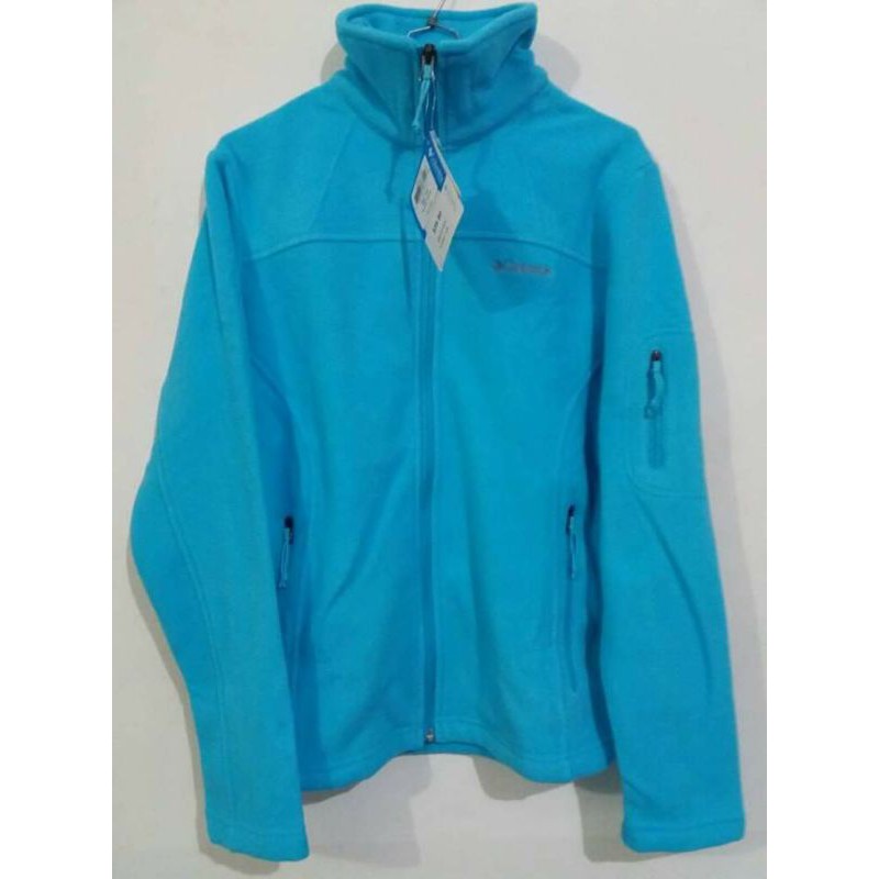 Jacket Columbia Women Blue Fast Trek II Fleece 100% Polyester full zip Original