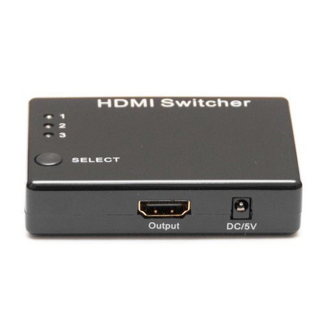 Perlinta HDMI Switch 3 Port Full HD 1080P with Remote Control - 3T01 ( Al-Yusi )