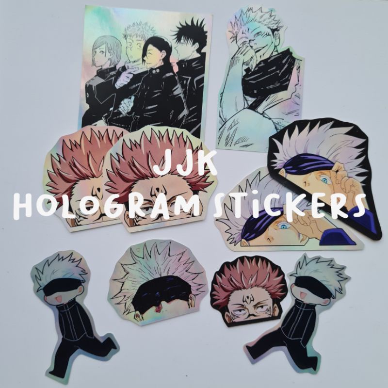 

JJK HOLOGRAM STICKERS