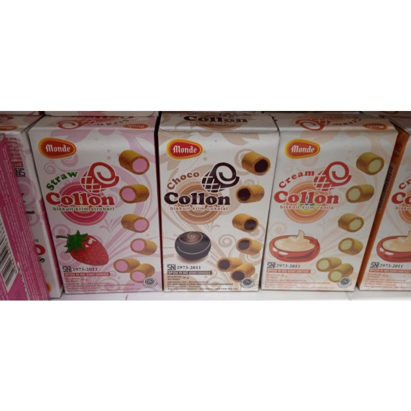 

Monde Collon Rasa Strawberry/Chocolat/Vanila 50 Gram