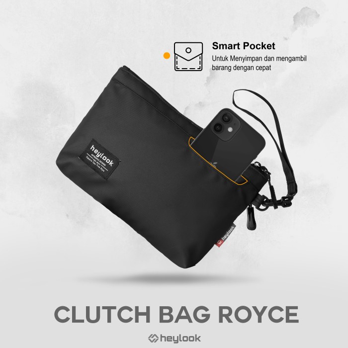 Clutch Bag Royce Pouch Bag Pria Wanita Hand Bag Pria Wanita Waterproof