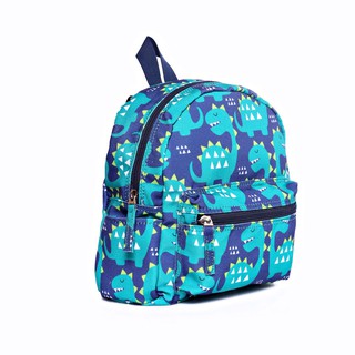 Tas Ransel Anak Backpack Mini Dinosaur NauNau - Blue