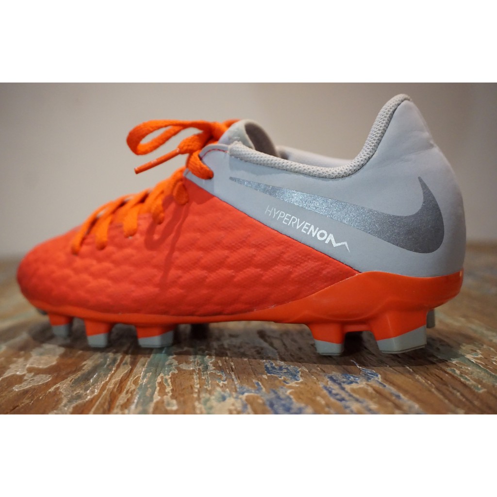 Preloved Kids - Futsal Shoes NIKE HYPERVENOM 3 ACADEMY FG JUNIOR