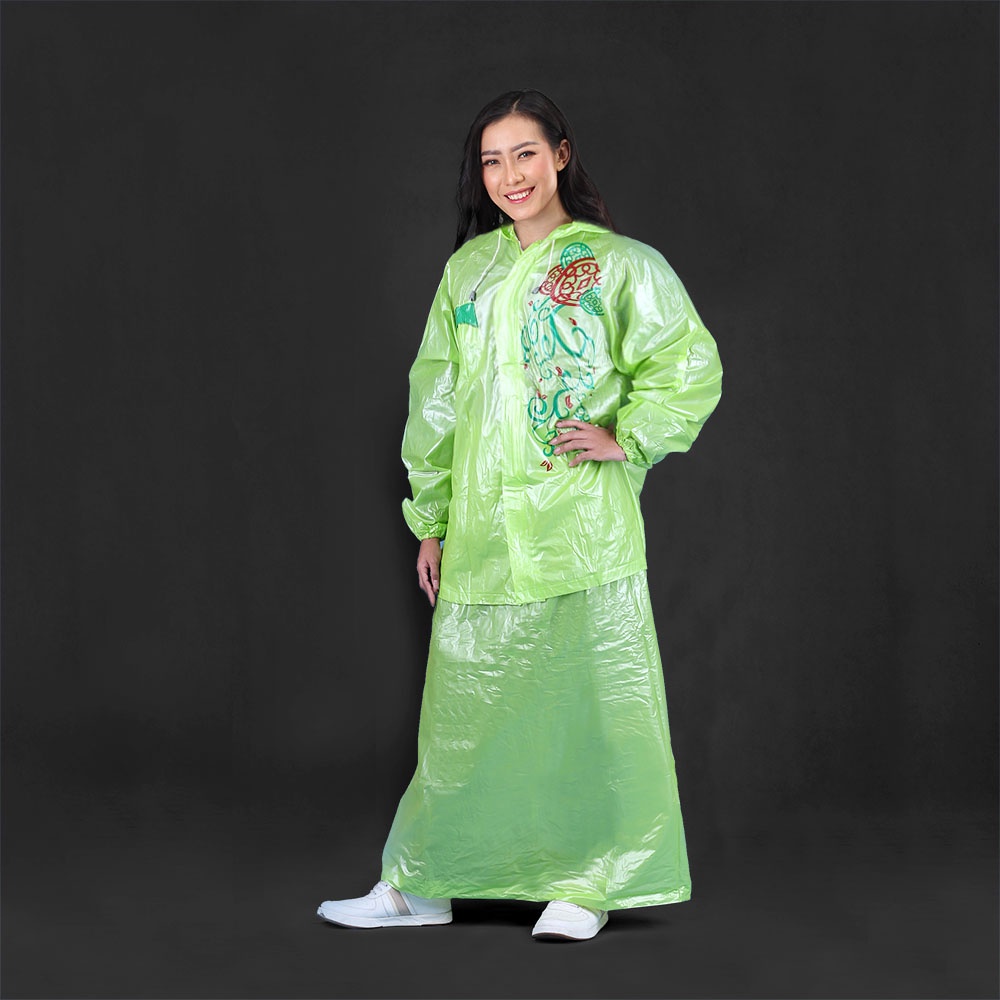 Jas Hujan Rok Anti Air Kuat Anti Tembus Bahan PVC Karet CL147