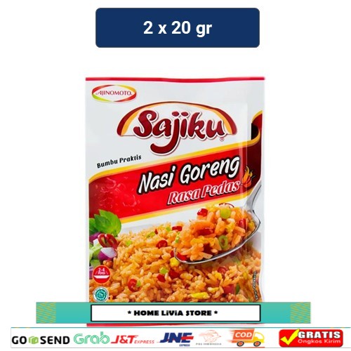 

Sajiku Bumbu Nasi Goreng Pedas 2 x 20 gr